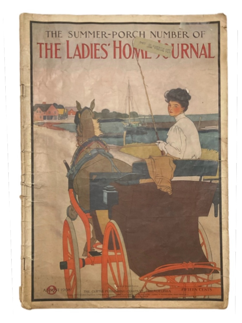 Summer-Porch - The Ladies Home Journal - Aug. 1908 - N.C. Wyeth, Harrison Fisher